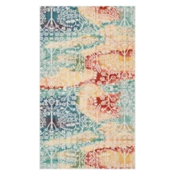 Neva Floral Accent Rug - Safavieh -Safavieh Rug Outlet Store GUEST 14a7a78e 681b 4946 833a 3deb8a5e30d3