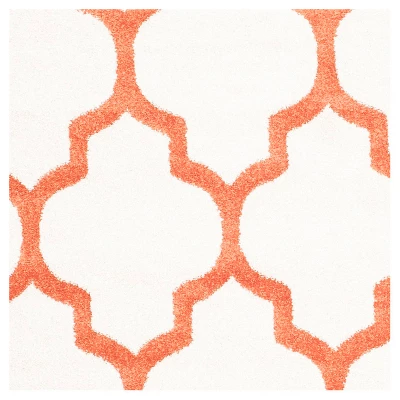 8'X10' Rectangle Outdoor Patio Rug Beige/Orange - Safavieh 3 8'X10' Rectangle Outdoor Patio Rug Beige/Orange - Safavieh - Image 3