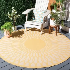 Courtyard CY6206 Power Loomed Indoor/Outdoor Area Rug - Safavieh