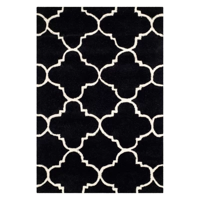 Lena Quatrefoil Design Tufted Accent Rug - Safavieh 1 Lena Quatrefoil Design Tufted Accent Rug - Safavieh