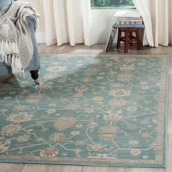 3'x5' Floral Loomed Accent Rug Steel Blue - Safavieh 4 3'x5' Floral Loomed Accent Rug Steel Blue - Safavieh -Safavieh Rug Outlet Store GUEST 30fbe31b 3e87 4897 92a8 fc9b37e54b22