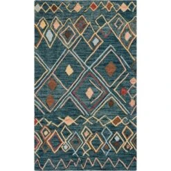 Edythe Geometric Hooked Rug - Safavieh -Safavieh Rug Outlet Store GUEST 3c729b3e 1cc0 4275 9002 26d3409be675