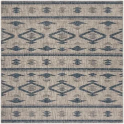 Yarrow Outdoor Rug Navy/Gray - Safavieh -Safavieh Rug Outlet Store GUEST 477666a5 0d53 4193 8ae4 e6a36629287e