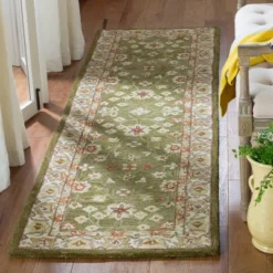 2'3"x8' Floral Tufted Runner Rug Moss Green/Ivory - Safavieh -Safavieh Rug Outlet Store GUEST 5443471b e743 4f84 9ad0 84e14fe41c4d