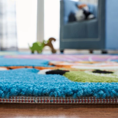 Carousel Kids CRK118 Power Loomed Area Rug - Safavieh 3 Carousel Kids CRK118 Power Loomed Area Rug - Safavieh - Image 3