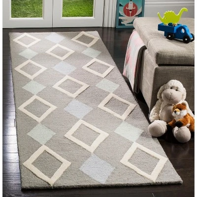 Safavieh Kids SFK902 Hand Tufted Area Rug - Safavieh 1 Safavieh Kids SFK902 Hand Tufted Area Rug - Safavieh