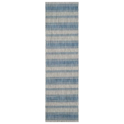 Clara Outdoor Rug Gray/Navy - Safavieh 3 Clara Outdoor Rug Gray/Navy - Safavieh - Image 3