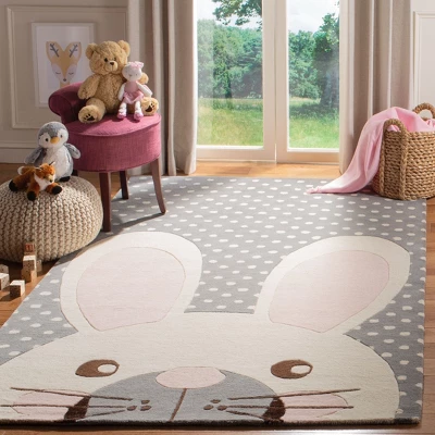 Safavieh Kids SFK922 Hand Tufted Area Rug - Safavieh 1 Safavieh Kids SFK922 Hand Tufted Area Rug - Safavieh