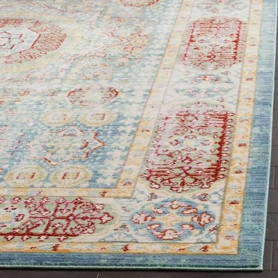 2'3"x10' Runner Valencia Rug Blue - Safavieh 1 2'3"x10' Runner Valencia Rug Blue - Safavieh