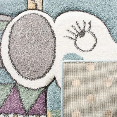 Carousel Kids CRK185 Power Loomed Area Rug - Safavieh 5 Carousel Kids CRK185 Power Loomed Area Rug - Safavieh - Image 5