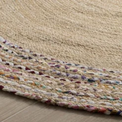 Carla Solid Woven Accent Rug - Safavieh