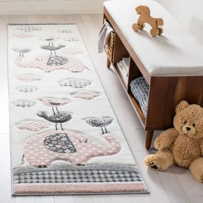 Carousel Kids CRK127 Power Loomed Area Rug - Safavieh 1 Carousel Kids CRK127 Power Loomed Area Rug - Safavieh