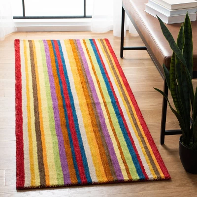Tasha Stripe Loomed Area Rug - Safavieh 1 Tasha Stripe Loomed Area Rug - Safavieh