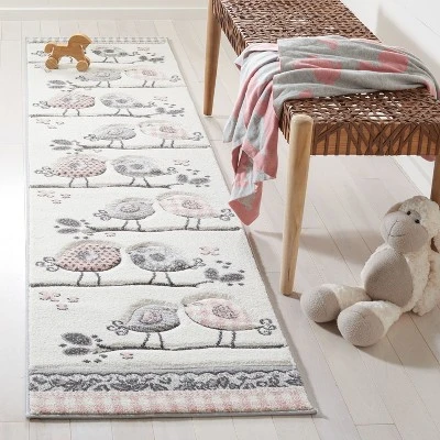 Carousel Kids CRK153 Power Loomed Area Rug - Safavieh 1 Carousel Kids CRK153 Power Loomed Area Rug - Safavieh