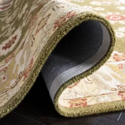 2'3"x8' Floral Tufted Runner Rug Moss Green/Ivory - Safavieh -Safavieh Rug Outlet Store GUEST d2f6977c 2190 426a b971 6fdec6ed3a4a