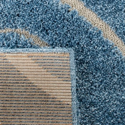 2'3"x11' Runner Swirl Loomed Rug Light Blue/Cream - Safavieh 5 2'3"x11' Runner Swirl Loomed Rug Light Blue/Cream - Safavieh - Image 5