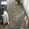 2'3"x12' Medallion Loomed Runner Rug Teal/Gray - Safavieh