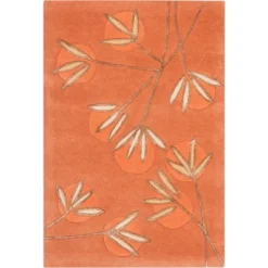Telford Floral Tufted Rug Orange - Safavieh -Safavieh Rug Outlet Store GUEST f9c67b00 3e88 48b6 8e97 3f22be007b62